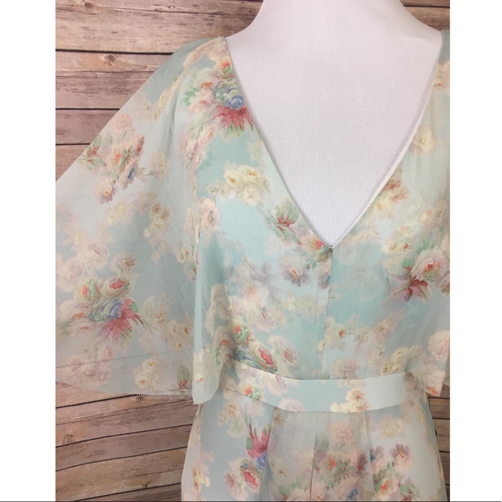 NWT Topshop Floral Print Maxi Dress - Picture 7 of 8